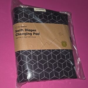 KeaBabies Black and White Diaper Changing Pad